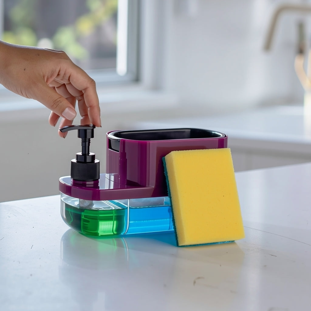 3 In 1 Soap Dispenser 🧽