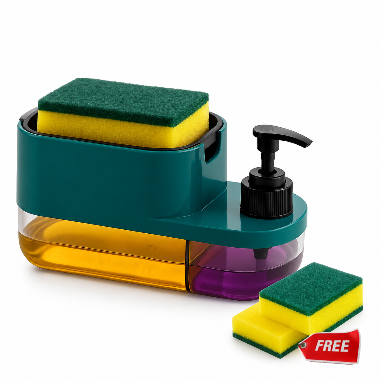 3 In 1 Soap Dispenser 🧽