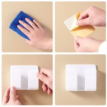 Wall Mounted Mobile Phone Charging Stand, Storage Holder 📱