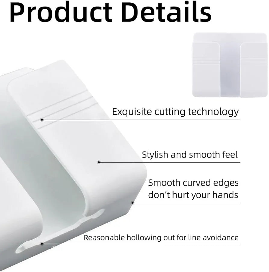 Wall Mounted Mobile Phone Charging Stand, Storage Holder 📱