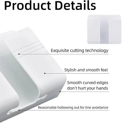 Wall Mounted Mobile Phone Charging Stand, Storage Holder 📱